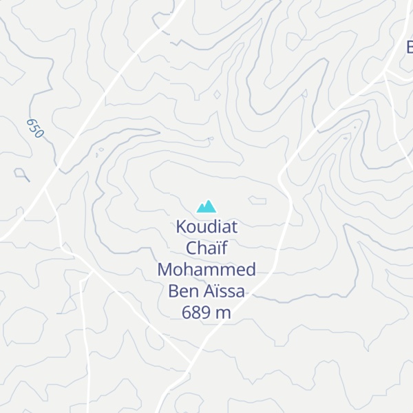 Map of Koudiat Chaïf Mohammed Ben Aïssa