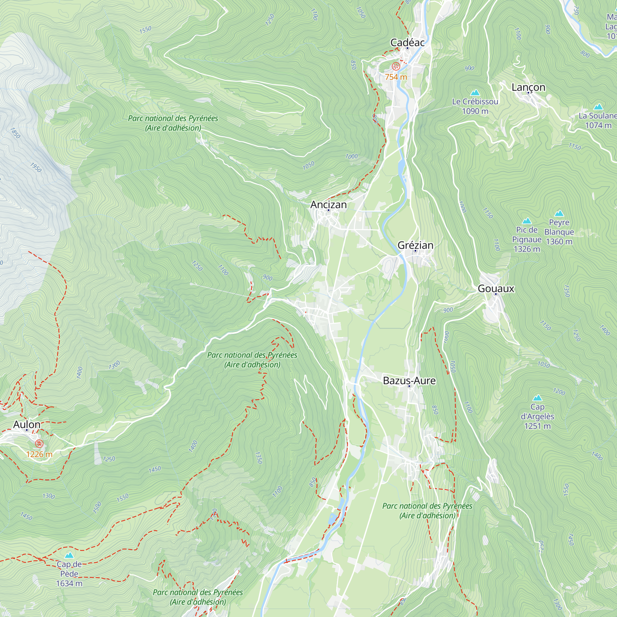 Gîte Château Roland map