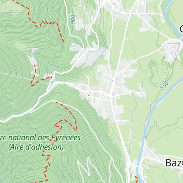 Map of Gîte Château Roland