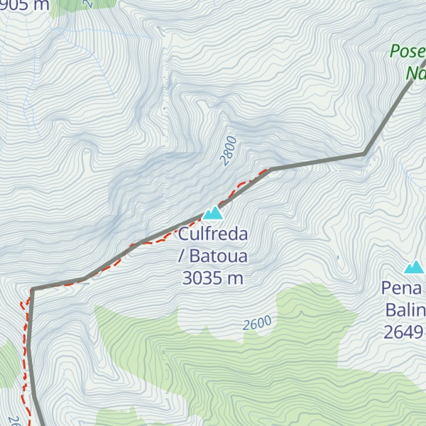 Map of Culfreda / Batoua