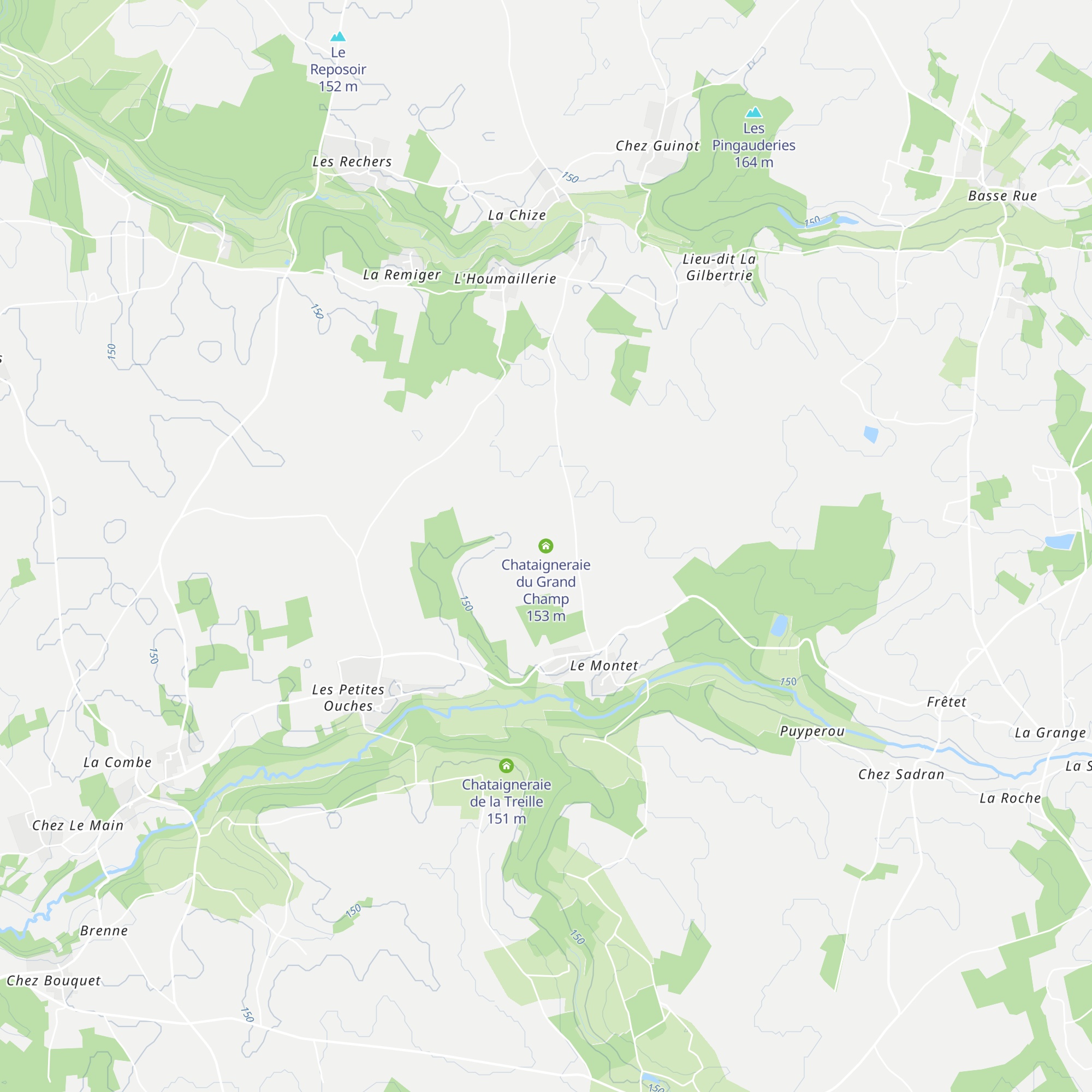 Chataigneraie du Grand Champ map