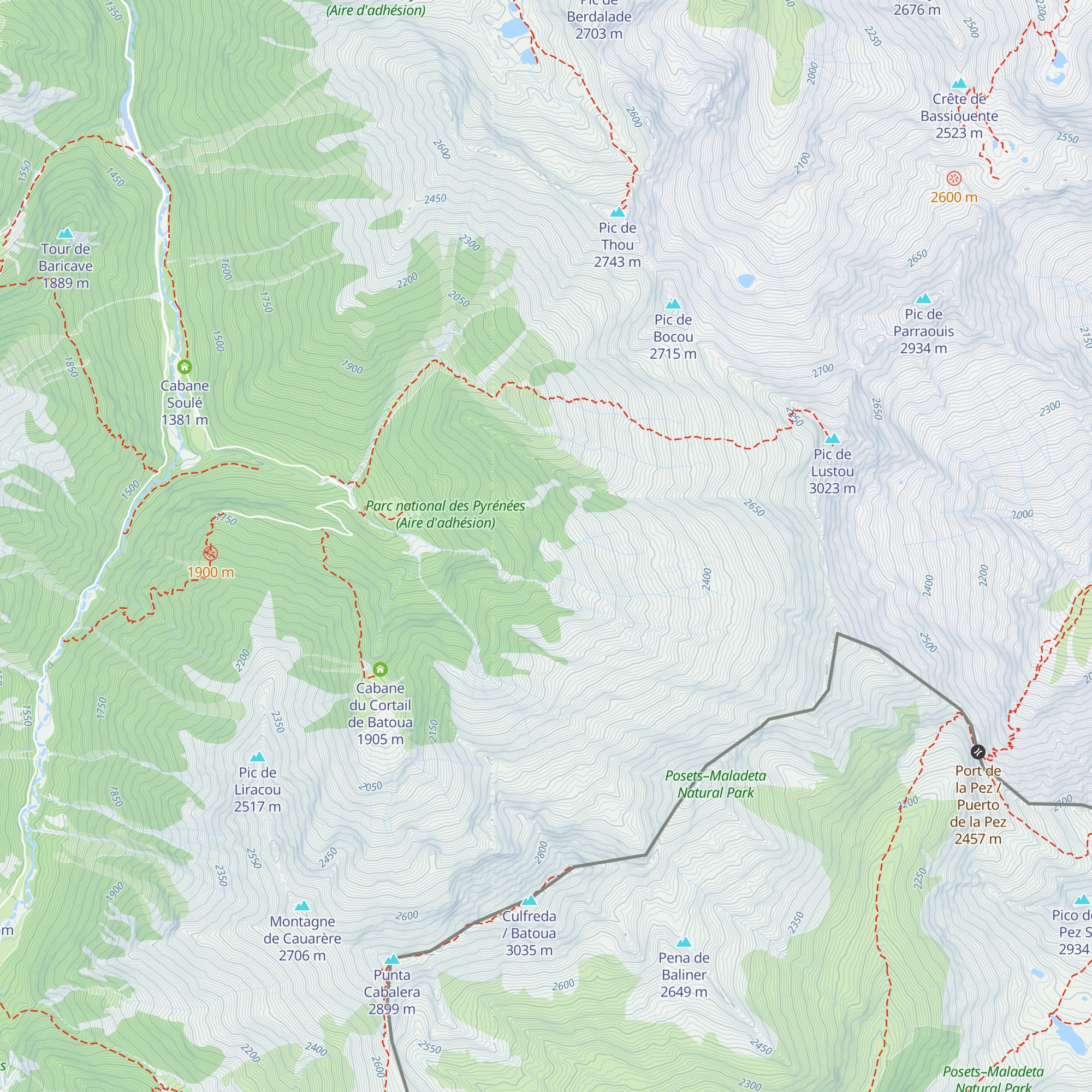 Cabane de la Niscoude map