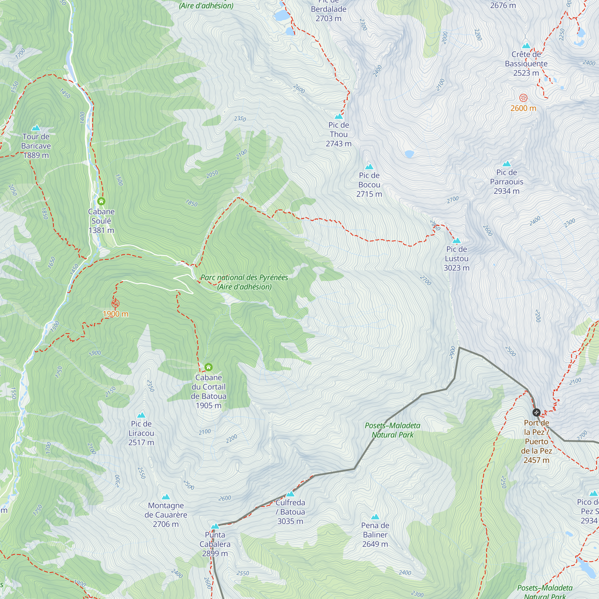 Cabane de la Niscoude map