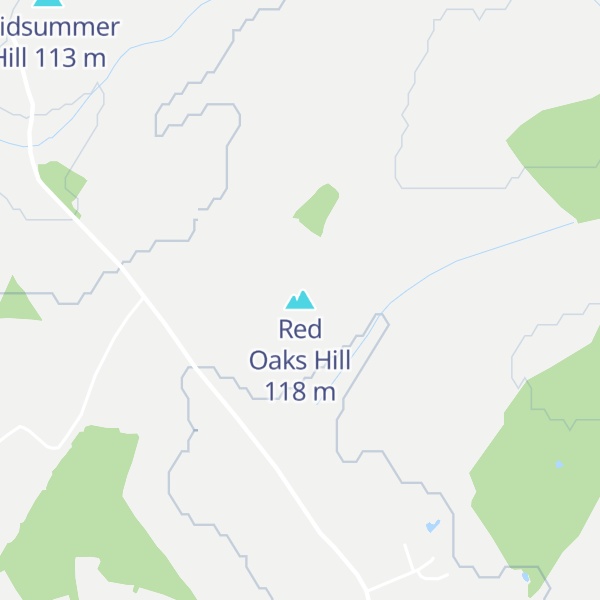 Map of Red Oaks Hill