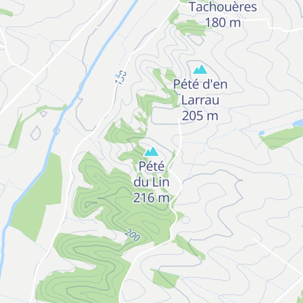 Map of Pété du Lin