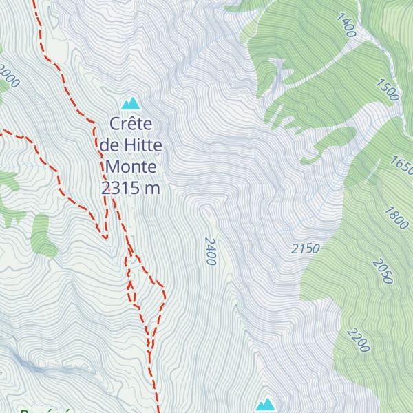 Map of Pic de Bassia Sailla