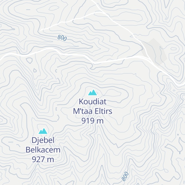 Map of Koudiat M’taa Eltirs
