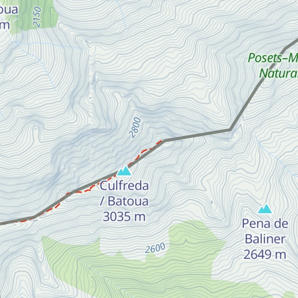 Map of Punta Culfreda d'el Medio