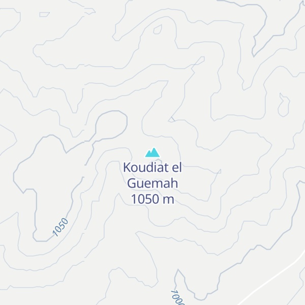 Map of Koudiat el Guemah