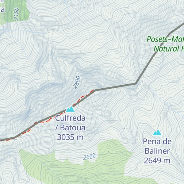Map of Punta Culfreda Norte