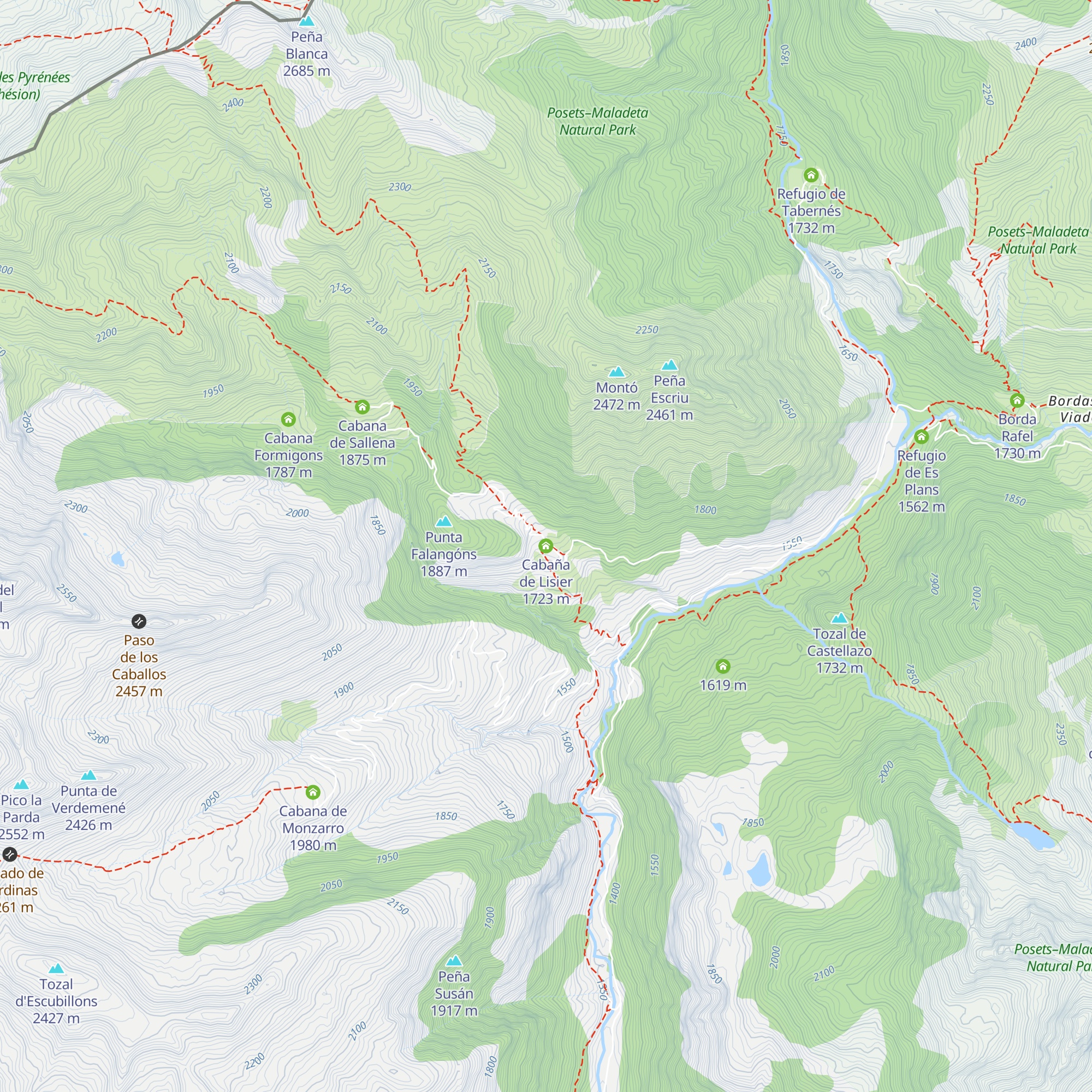 Cabaña de Lisier map