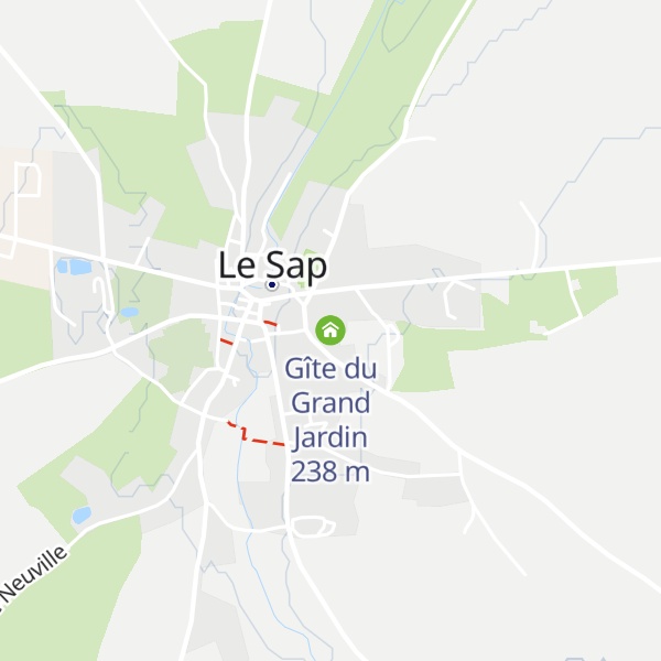 Map of Gîte du Grand Jardin