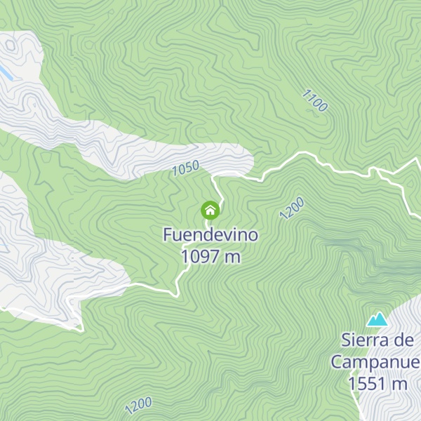 Map of Fuendevino