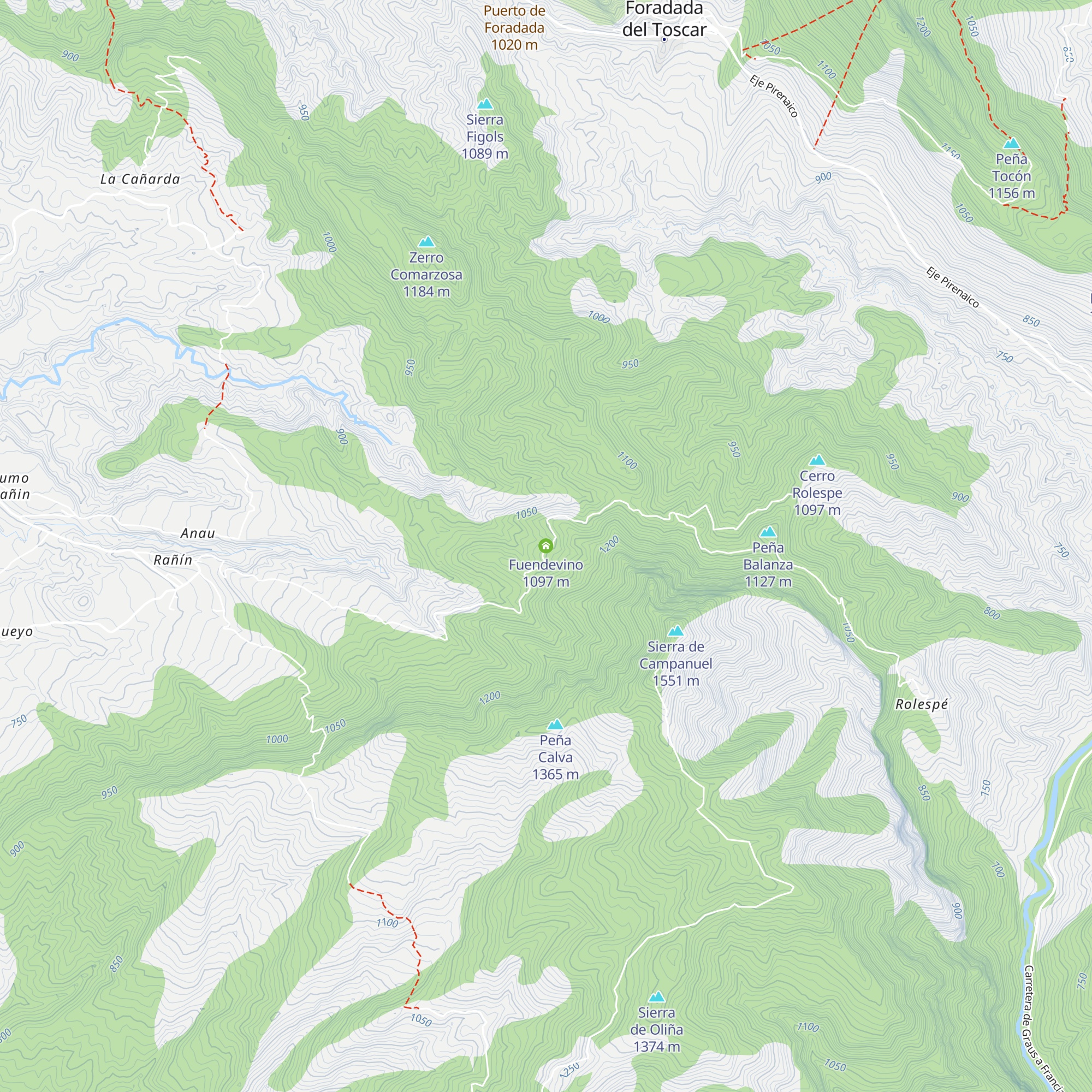 Fuendevino map