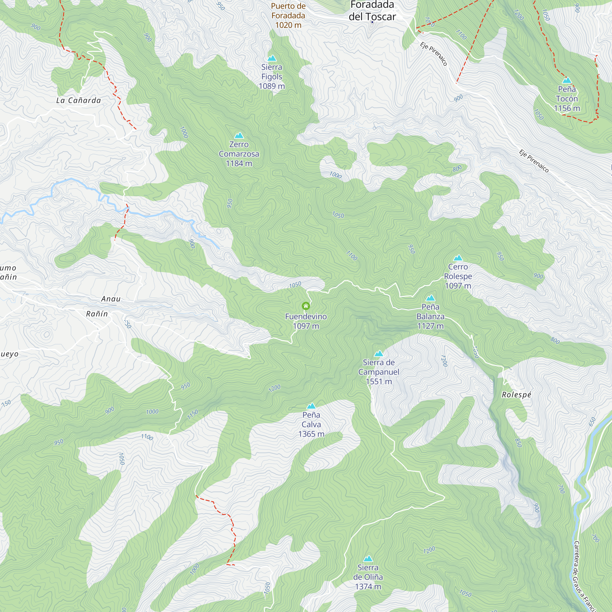 Fuendevino map