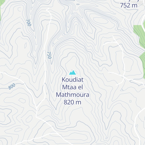 Map of Koudiat Mtaa el Mathmoura