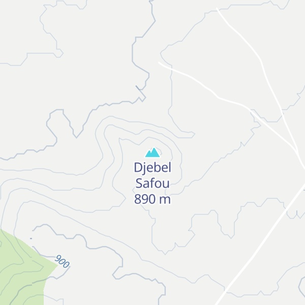 Map of Djebel Safou