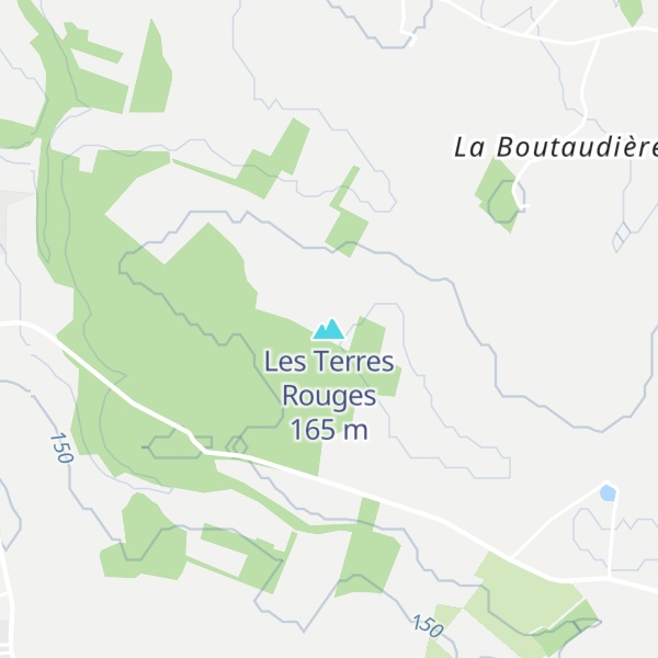 Map of Les Terres Rouges