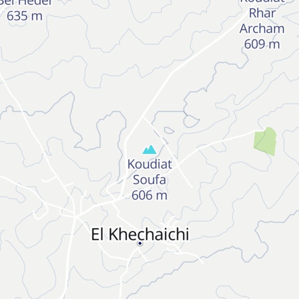 Map of Koudiat Soufa