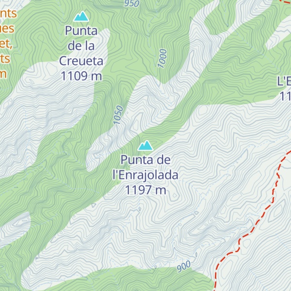 Map of Punta de l'Enrajolada