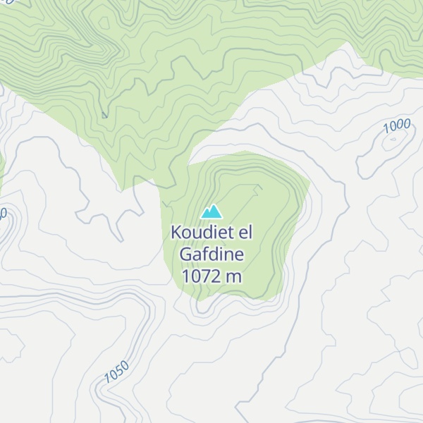 Map of Koudiet el Gafdine