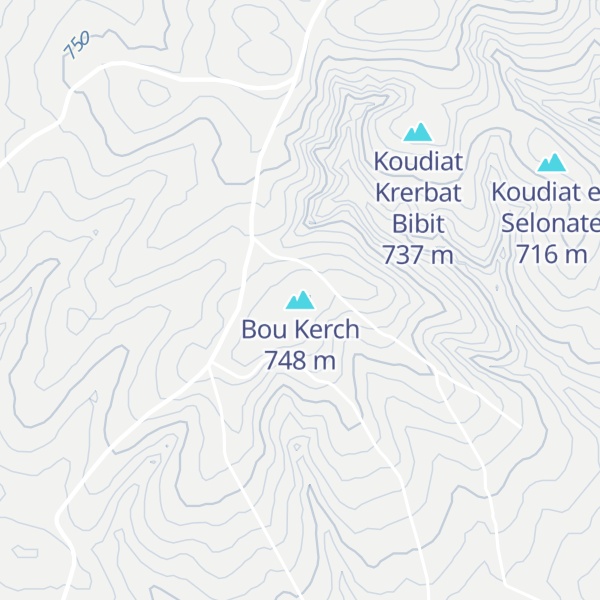 Map of Bou Kerch