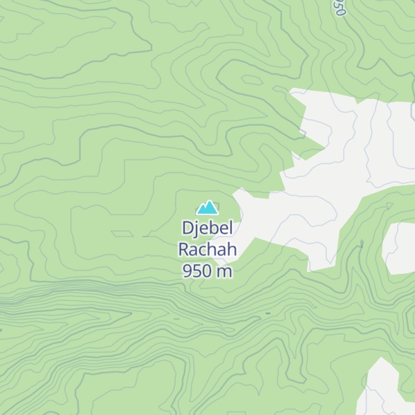 Map of Djebel Rachah
