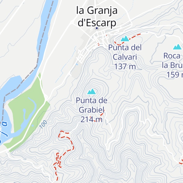 Map of Punta de Grabiel