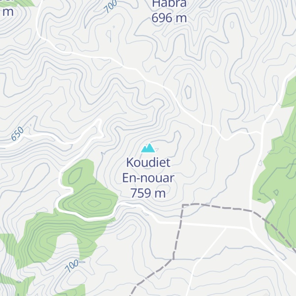Map of Koudiet En-nouar