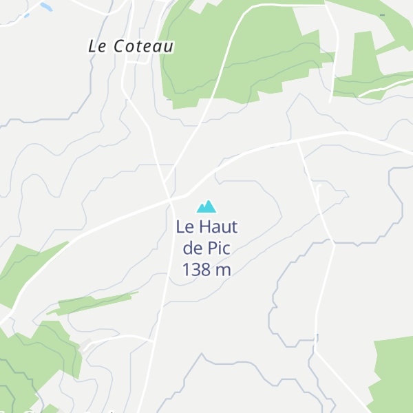 Map of Le Haut de Pic