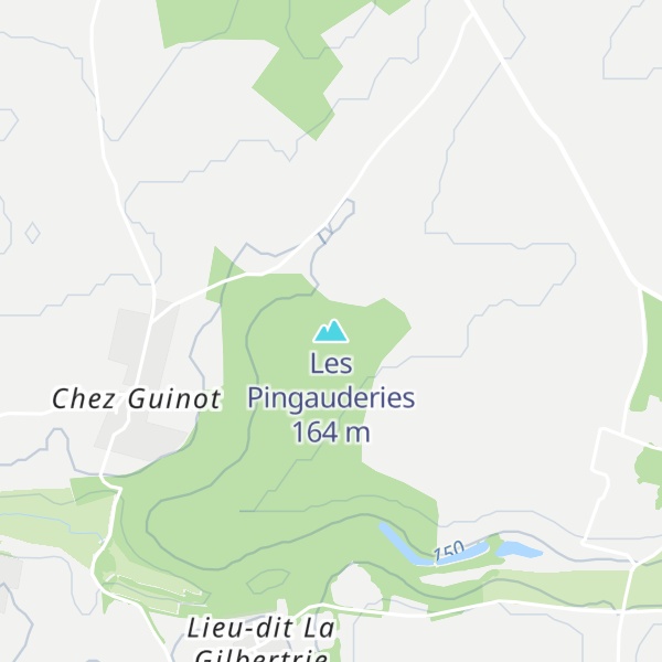 Map of Les Pingauderies