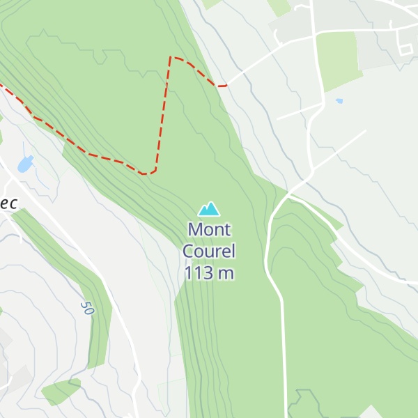Map of Mont Courel