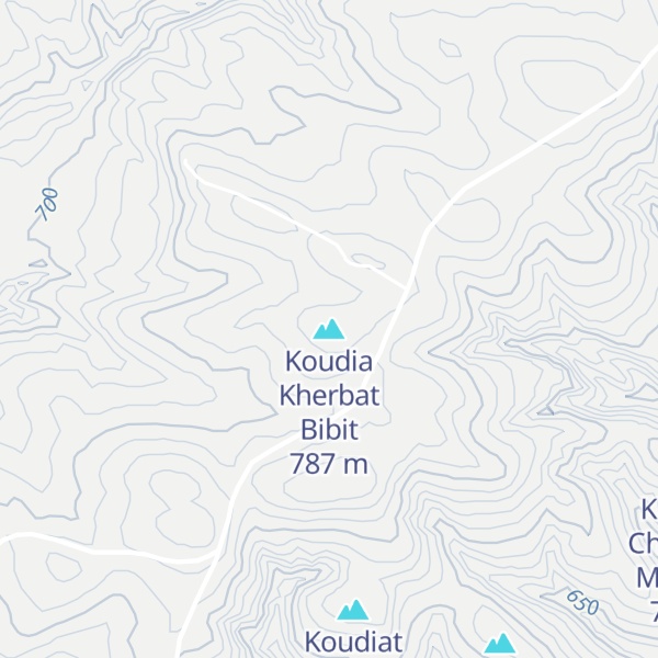 Map of Koudia Kherbat Bibit