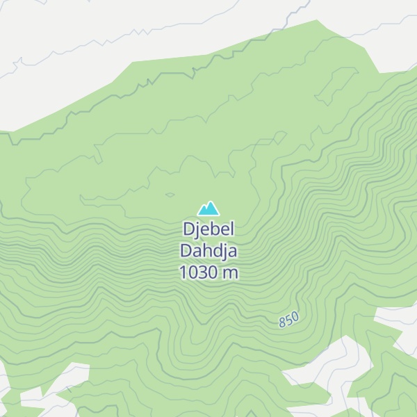 Map of Djebel Dahdja