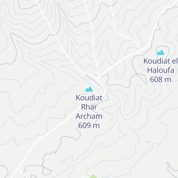 Map of Koudiat Rhar Archam