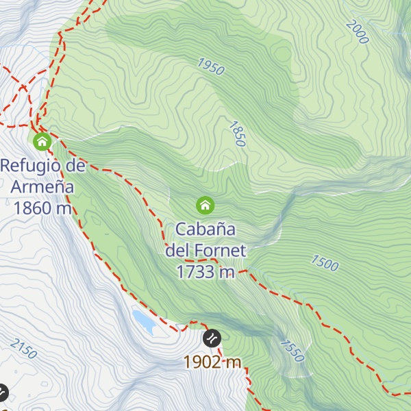 Map of Cabaña del Fornet