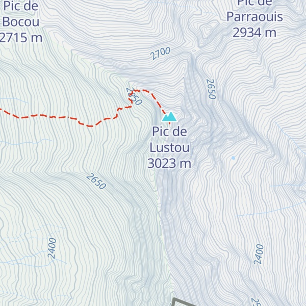Map of Pic de Tour