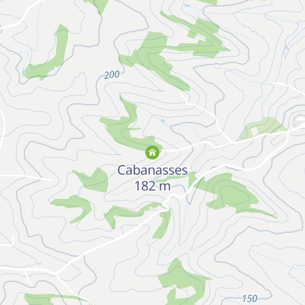 Map of Cabanasses