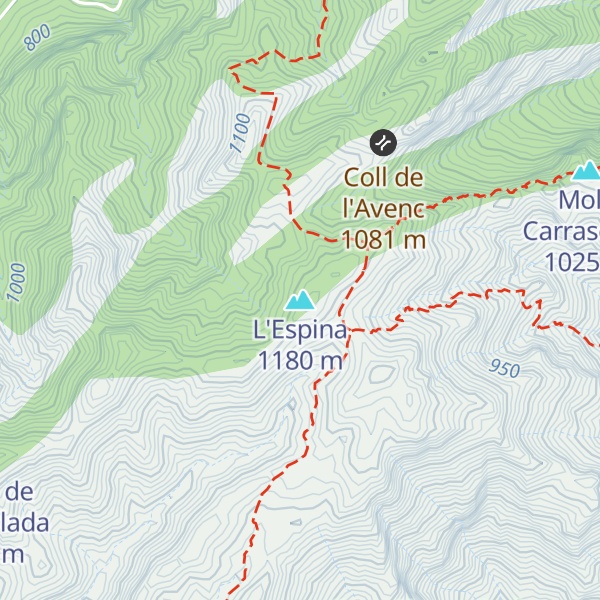 Map of L'Espina