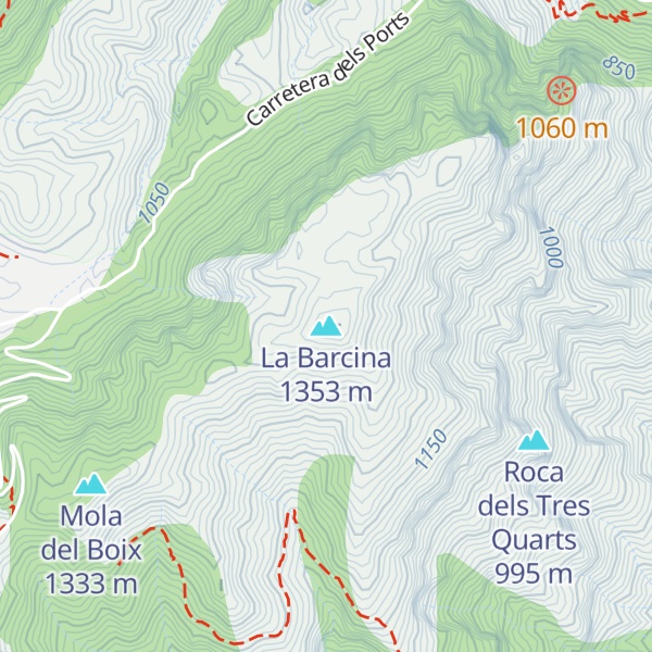 Map of La Barcina