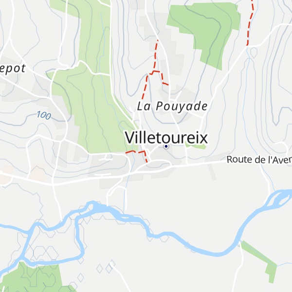 Map of Gîte la menuiserie