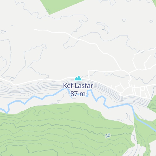 Map of Kef Lasfar