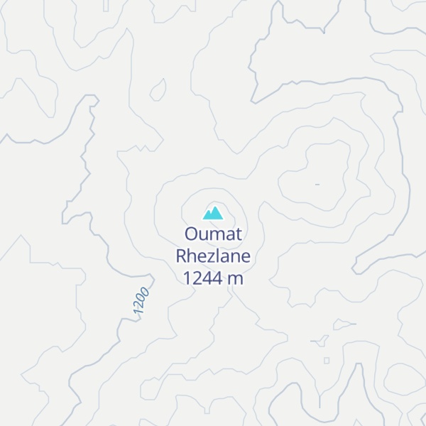 Map of Oumat Rhezlane
