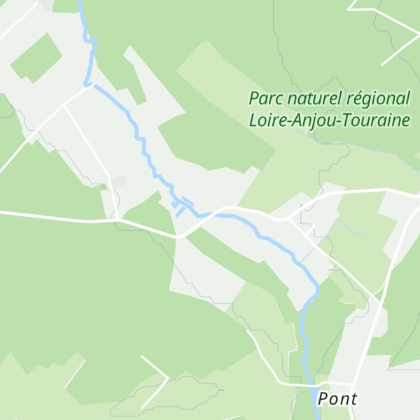 Map of Gîte du Moulin du Gué aux Moines