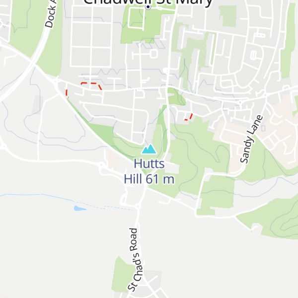 Map of Hutts Hill