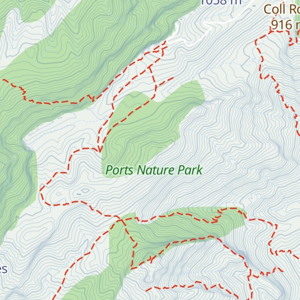 Map of Punta dels Raus