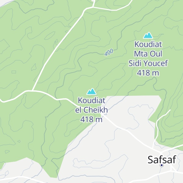Map of Koudiat el Cheikh
