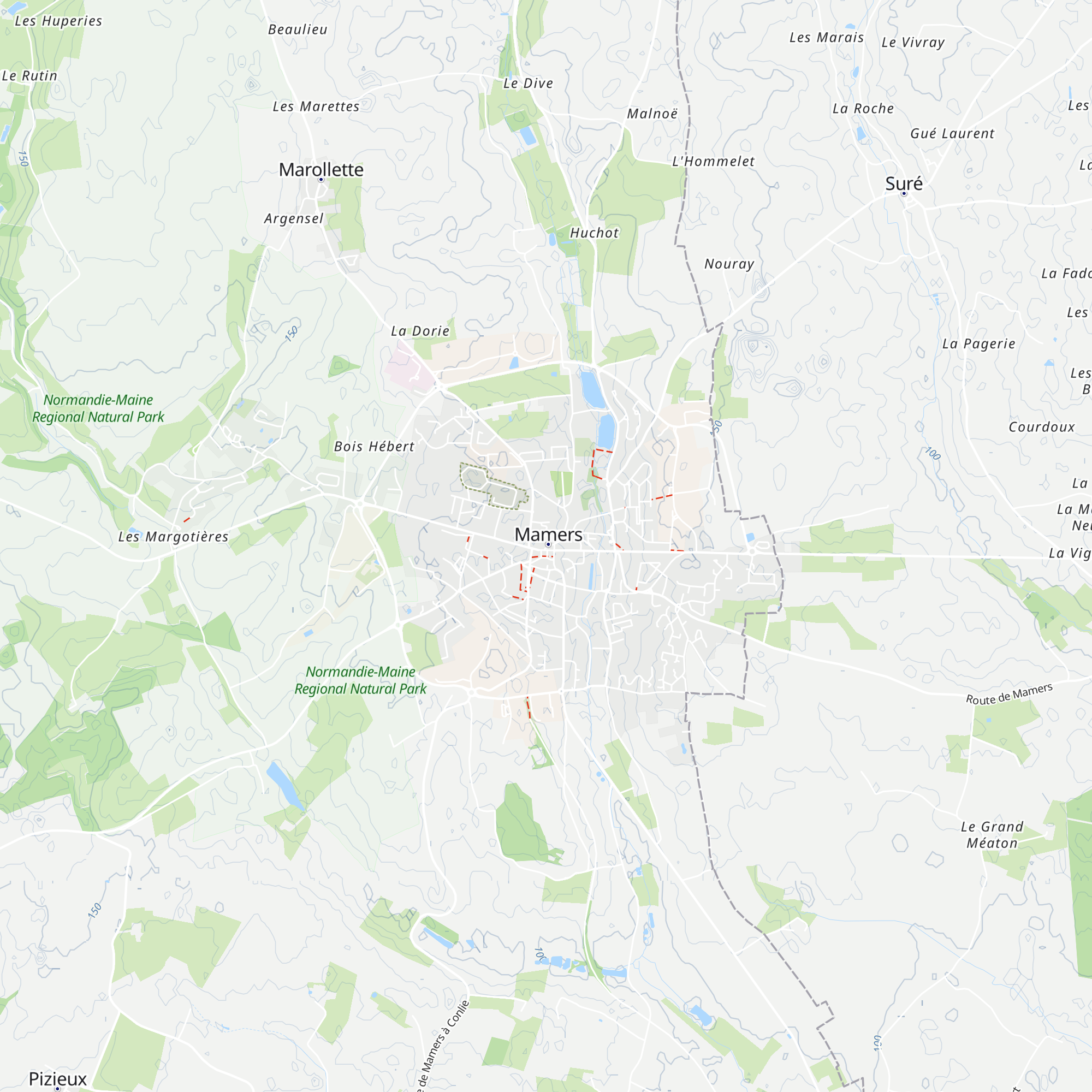 Office de Tourisme Maine Saosnois map