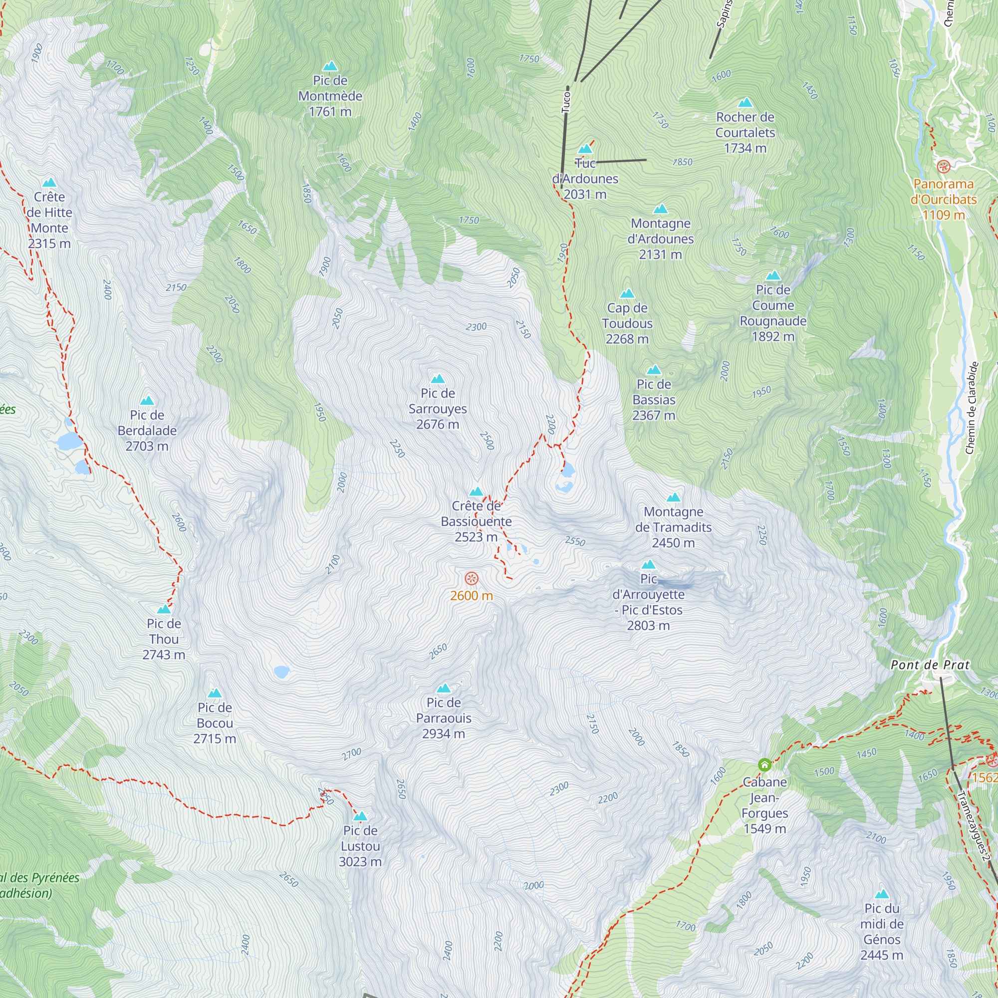 Cabane de berger map