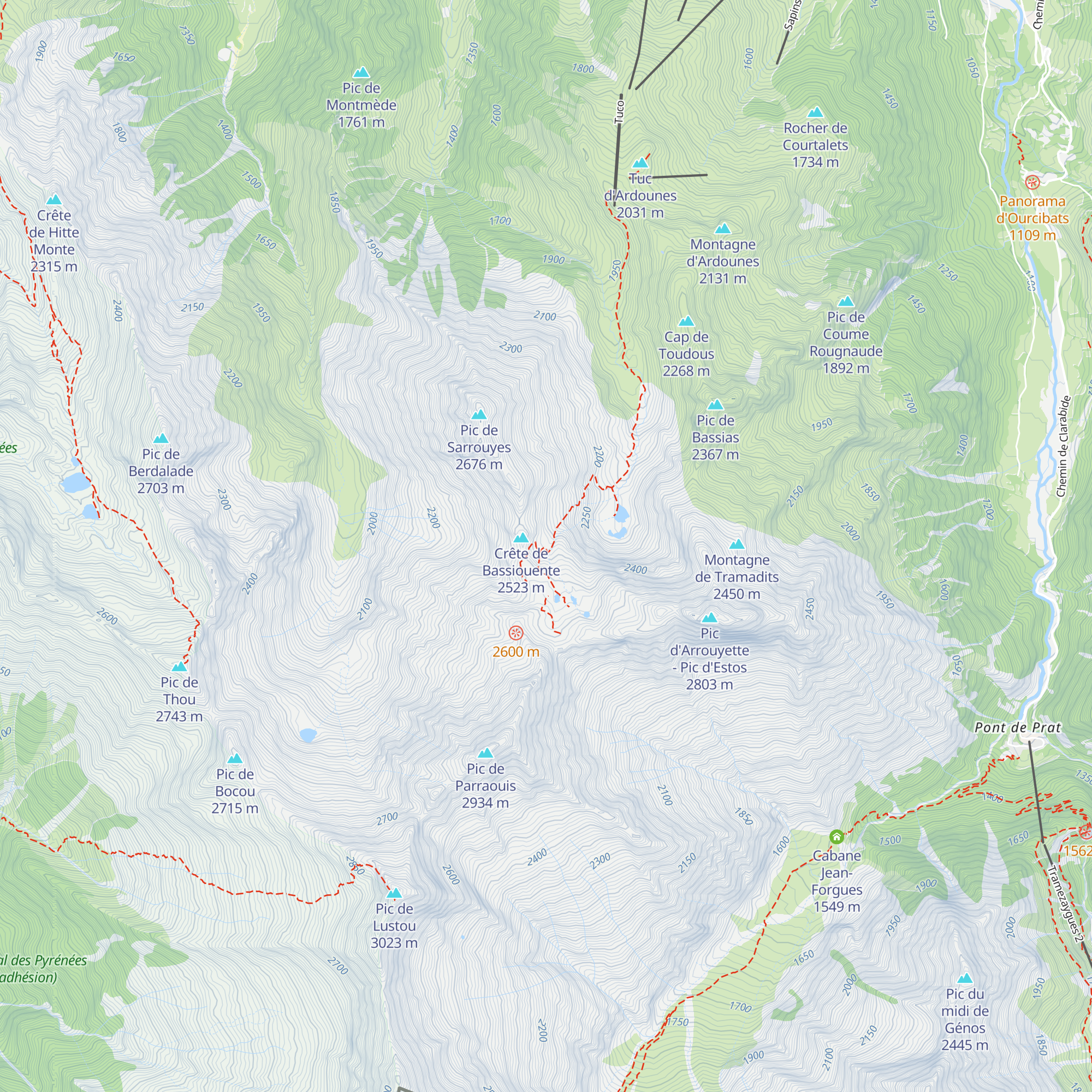 Cabane de berger map